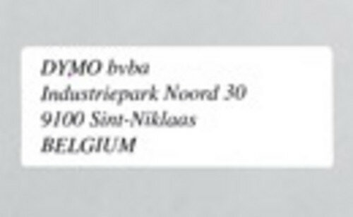 24 rol 99012 origineel Dymo etiket 36X89mm (13187)
