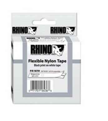18488 Rhino Nylon flex 12mm Wit