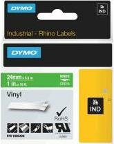 1805420 Rhino Vinyl tape 19mm Wit op Groen