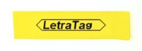 91202 Dymo Letratag plastic tape 12mm Geel