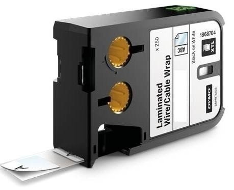 Dymo XTL polyester voorgesneden wit