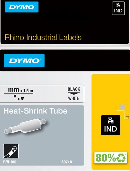 18053 Krimpkous Rhino 9mm Wit