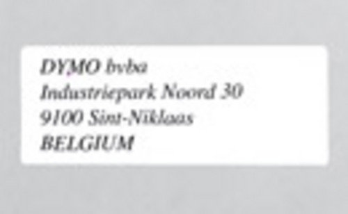 24 rol 99012 origineel Dymo etiket 36X89mm (13187)