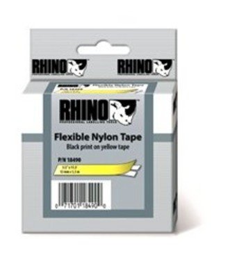 18490 Rhino Nylon flex 12mm Geel