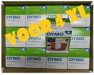 12 rollen Dymo Pakket/verzend etiket 104X159 voor 4-5 XL 0904980 12 rollen Dymo Pakket/verzend etiket 104X159 voor 4-5 XL 0904980