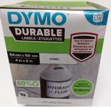 2112287 Dymo Durable 104 X 159mm etiket á 200 stuks voor LW 4-5XL