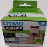 2112285 Dymo Durable 25 X 89mm etiket 2 rollen á 350 stuks