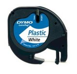 91201 Dymo Letratag plastic tape 12mm Wit 91201 Dymo Letratag plastic tape 12mm Wit