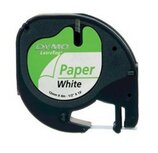 91200 Dymo LetraTag 12mm Papier Wit 91200 Dymo LetraTag 12mm Papier Wit