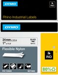 1734524 Rhino Nylon flex 24mm Zwart op Wit