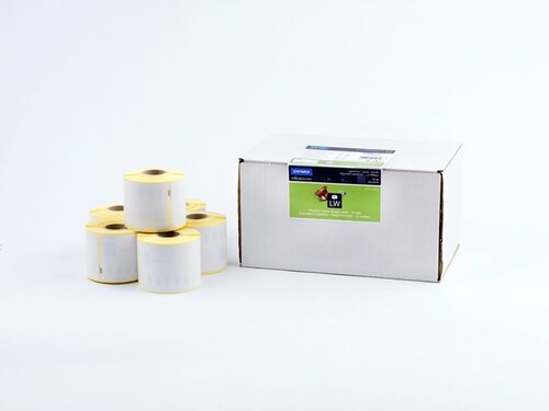 6 rol 99014 Dymo etiket 54X101mm